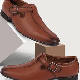 FAUSTO Men Tan PU Shoe-Style Sandals-picture-35