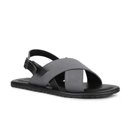 PRIVO by Inc.5 Men Denim Open Toe Comfort Sandals image 2