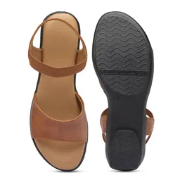 sneakers villa Textured Open Toe Flats image 3