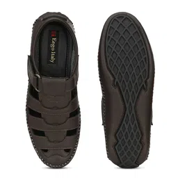 Eego Italy Men Brown Fisherman Sandals image 4