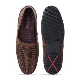 Ajanta Men Brown Shoe-Style Sandals image 4