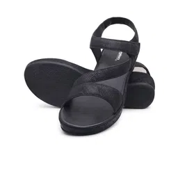 PEPITOES Women Textured Open Toe Flats image 4