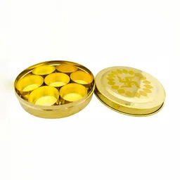 Shivshakti Arts Brown Brass Pooja Box image 5