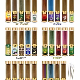 The Aroma Factory Rust 3 Pieces Rose Royal Jasmine & Loban Fragrance Incense Sticks image 4