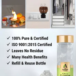 The Aroma Factory 3-Pcs White Rose,Chandan & Lemon Bhimseni Scented Camphors image 3