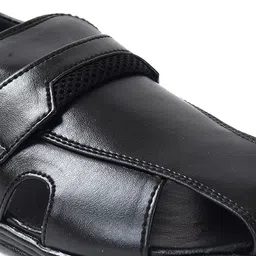 Ajanta Men Black Shoe-Style Sandals image 4