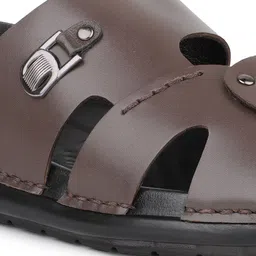 ATESBER by Inc.5 Men Leather Comfort Sandals image 5