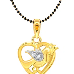 Vighnaharta Gold-Plated Artificial Stones Mangalsutra-image-91