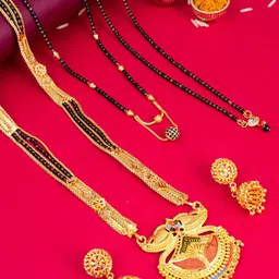 Sukkhi Gold-Plated Mangalsutra Set-image-99