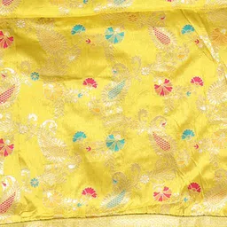 SALWAR STUDIO Ethnic Motif Printed Unstitched Dress Material image 4