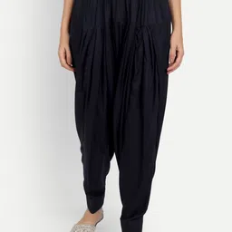 APELLA Women Navy Blue Solid Loose-Fit Salwar-image-15