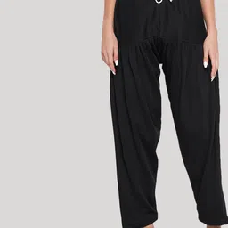 Clora Creation Women Pack Of 2 Navy Blue & Black Solid Salwar image 2