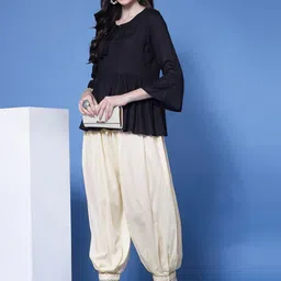 Clora Creation Embellished Loose-Fit Afghani Salwar image 4