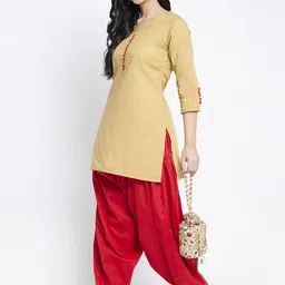 GRACIT Women Pack of 2 Pure Cotton Loose-Fit Salwars image 5