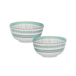 trovea's Seaside Bloom 24K Gold Plated Bowls(Pack Of 4) image 4