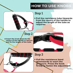 fitness scout Combo Tummy Trimmer Single Rope Toning Tube Home Gym Exerciser (Pack of 2) Fitness Accessory Kit Kit image 3