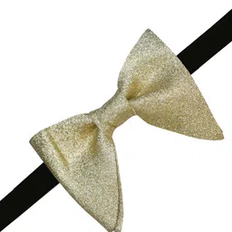 MUTAQINOTI Men Cream-Coloured Bow Tie image 3
