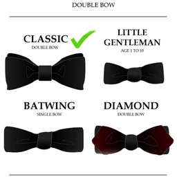 MUTAQINOTI Men Cream-Coloured Bow Tie image 4