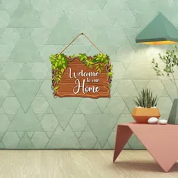shree sanwariya crafts Welcome Home Design Wall Hanging for Home Decor Gift Item image 2