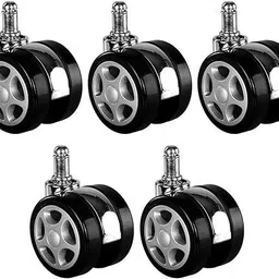 Heavy Duty Caster Silver Pin Wheels for Rolling Computer Chairs Wheel Appliance Furniture Caster-image-65