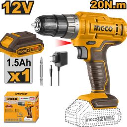 ingco 12V Lithium-ion With 1.5ah Battery and Charger CDLI1218 Cordless Drill-picture-44