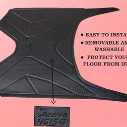 sanaacreation ACTIVA 3G,4G,5G FOOT MAT_04 Honda Activa 3G, Activa 4G, Activa 5G Two Wheeler Mat image 2