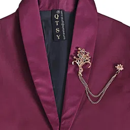 qitty Solid Men Waistcoat image 3