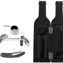 packnbuy Gift Wine Stopper Pourer Cutter Cork Bottle Opener Set image 4