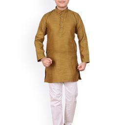 Pro-Ethic STYLE DEVELOPER Boys Geometric Woven Design Kurta with Pyjamas-picture-32