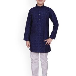 Pro-Ethic STYLE DEVELOPER Boys Abstract Printed Kurta With Pyjamas-picture-24