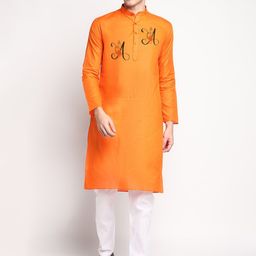 DEVOILER Floral Printed Straight Kurta with Pyjamas-picture-23
