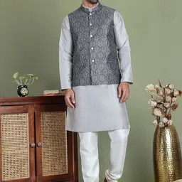 Jompers Men Printed Regular Kurta with Churidar-picture-31