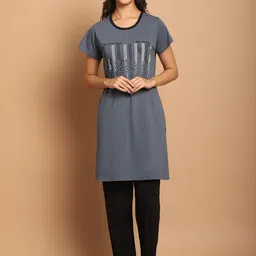 PERFECT LINE Women Printed Night suit-image-13