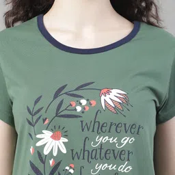 PERFECT LINE Floral Printed Night Suit image 2