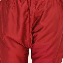 VASTRAMAY Girls Geometric Embroidered Regular Sequinned Kurta with Trousers image 4