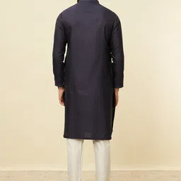 Manyavar Ethnic Motifs Printed Regular Straight Kurta With Pyjamas image 4