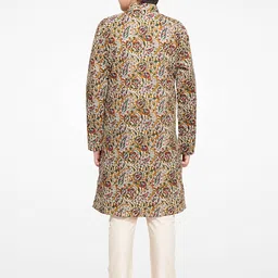 Jeetethnics Boys Multicoloured Ethnic Motifs Printed Kurta with Pyjamas image 5