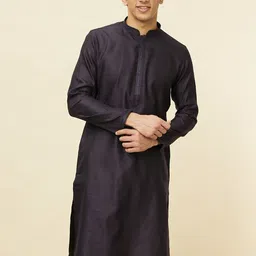Manyavar Geometric Woven Design Regular Kurta With Pyjamas image 5