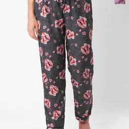 NOIRA Women Pack of 2 Floral Printed Lounge Pants-picture-22