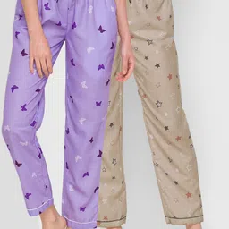 FashionRack Women Set Of 2 Printed Lounge Pants-picture-20