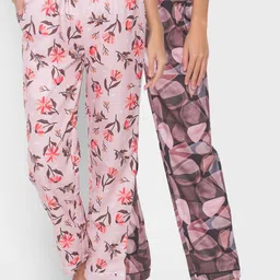 FashionRack Women Pack of 2 Printed Lounge Pants-image-75