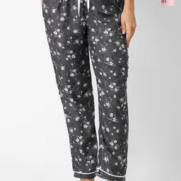 NOIRA Pack Of 2 Mid-Rise Printed Lounge Pants-picture-12
