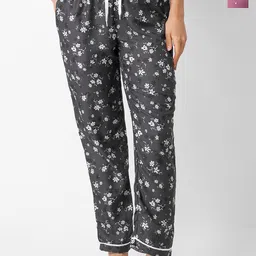 NOIRA Pack Of 2 Mid-Rise Printed Lounge Pants-picture-37