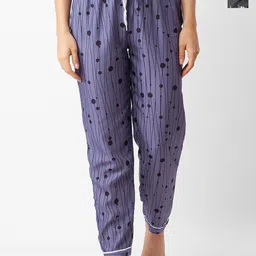 NOIRA Women Pack Of 2 Printed Straight Lounge Pants-image-76