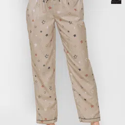 NOIRA Women Pack Of 2 Printed Mid-Rise Lounge Pants-image-97