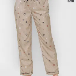 NOIRA Women Pack Of 2 Printed Mid-Rise Lounge Pants-image-96