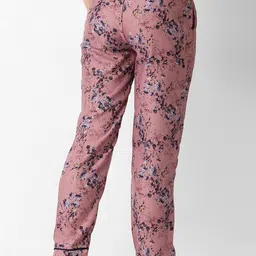 NOIRA Women Pack Of 2 Floral Printed Lounge Pants image 5