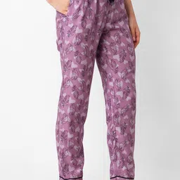 NOIRA Women Pack of 2 Printed Lounge Pants image 5
