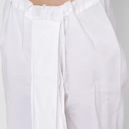 ROYAL KURTA Men Bronze-Toned Angrakha Kurti with Dhoti Pants image 2