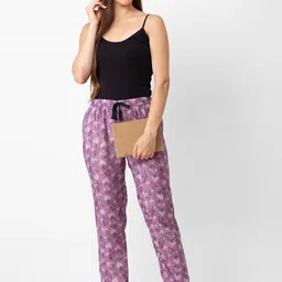 NOIRA Women Pack Of 2 Printed Lounge Pants image 3